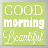 Goedemorgen mooi - Wall Art Poster (Voorkant)