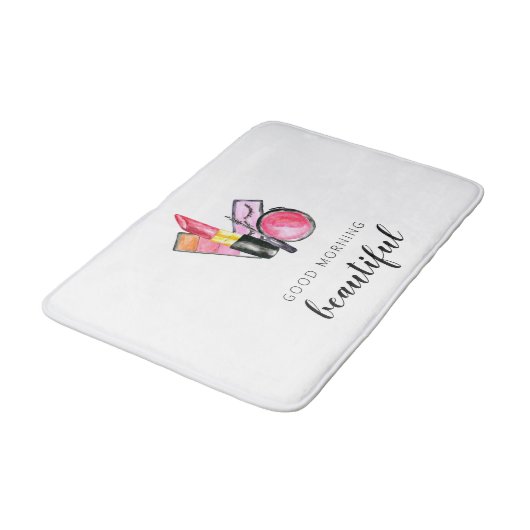 Goedemorgen mooie Makeup Waterverf lipstick Badmat