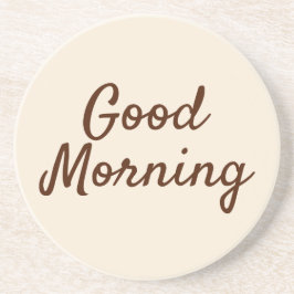 Goedemorgen Onderzetters – Minimalistische Beige K