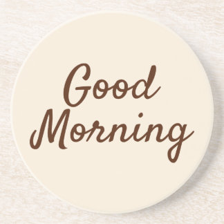 Goedemorgen Onderzetters – Minimalistische Beige K