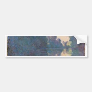 Goedemorgen op de Seine bij Giverny - Claude Monet Bumpersticker