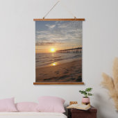 Goedemorgen op het strand hangend wandkleed (Slaapkamer)