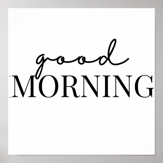 goedemorgen poster (Voorkant)