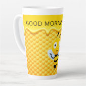 Goedemorgen schat! Personalisatie Latte Mok (Linkerhoek)