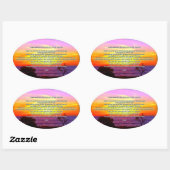 Goedemorgen Sticker voor Gods gebed (Vel)