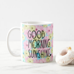 Goedemorgen Sunshine Floral Koffiemok