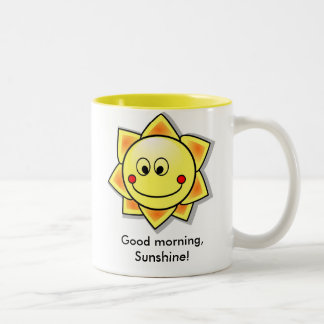 Goedemorgen, Sunshine. Tweekleurige Koffiemok