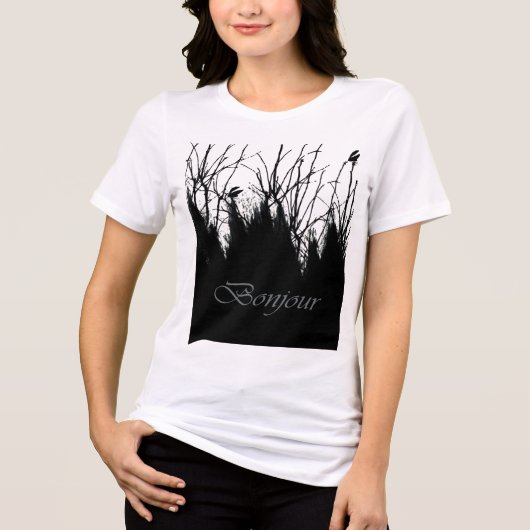 Goedemorgen Tri-Blend Shirt (Voorkant)