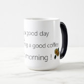 Goedemorgen! Tweetonige Mok, 15 oz Magische Mok (Voorkant rechts)