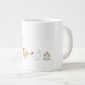 Goedemorgen van de kudde extra grote beker (Voorkant rechts)