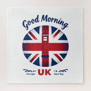 Goedemorgen Verenigd Koninkrijk - Union Jack & Lon Legpuzzel