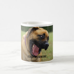 Goedemorgen - Yawning English Mastiff Dog Smile Koffiemok