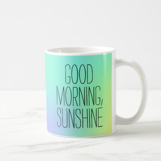 Goedemorgen, Zonnekleurige Mok (Rechts)