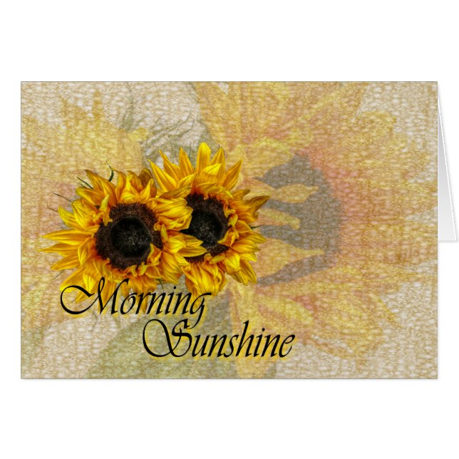 Goedemorgen, zonneschijn... (Voorkant Horizontaal)