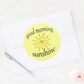 Goedemorgen Zonneschijn Affirmatieve Sticker (Envelop)