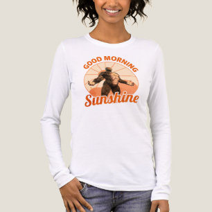 Goedemorgen Zonneschijn Bigfoot Humor Tri-Blend Shirt