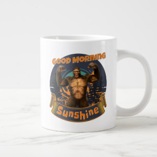 Goedemorgen zonneschijn Funny Bigfoot Extra Grote Beker