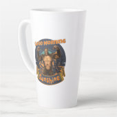 Goedemorgen zonneschijn Funny Bigfoot Latte Mok (Linkerhoek)