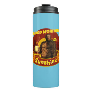 Goedemorgen zonneschijn Funny Bigfoot Thermosbeker