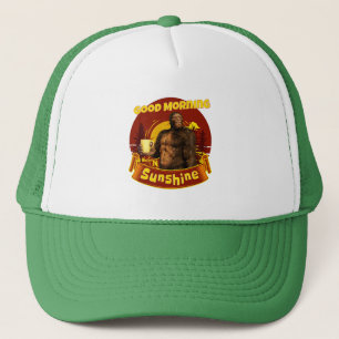 Goedemorgen zonneschijn Funny Bigfoot Trucker Pet
