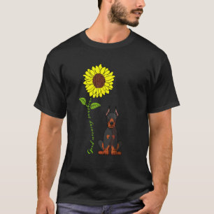 Goedemorgen Zonneschijn Liefde Mijn Dobermann Pins T-shirt
