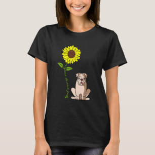 Goedemorgen Zonneschijn Liefde Mijn Engelse Bulldo T-shirt