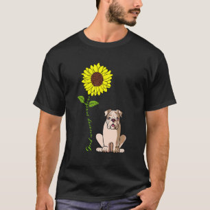 Goedemorgen Zonneschijn Liefde Mijn Engelse Bulldo T-shirt