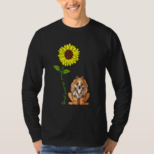 Goedemorgen Zonneschijn Liefde Mijn Pomeranian Hon T-shirt