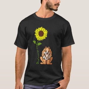 Goedemorgen Zonneschijn Liefde Mijn Pomeranian Hon T-shirt