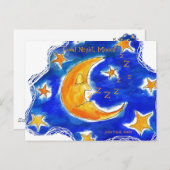 Goedenacht, Moon. Briefkaart (Voorkant / Achterkant)