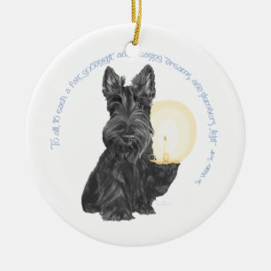 Goedenacht Schotse Terrier Keramisch Ornament