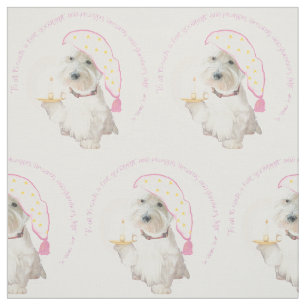 Goedenacht Westie Stof