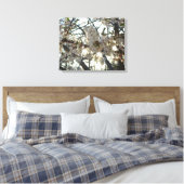 Goedenavond Cherry Blossom II Spring Sunset Canvas Afdruk (Insitu (Slaapkamer))