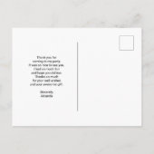 Goedenavond foto bergmeer briefkaart (Achterkant)