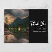 Goedenavond foto bergmeer briefkaart (Voorkant)