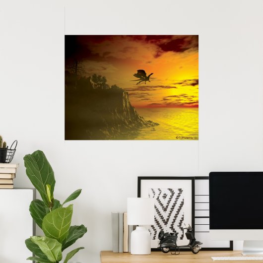 Goedenavond vlucht poster (Thuiskantoor)