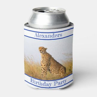 Goedendag van Cheetah, accessoire gepersonaliseerd Blikjeskoeler