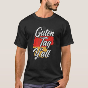 Goedendag Y'all Duitse Roots Duitsland Duitsland V T-shirt