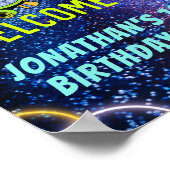 Goederenfeest op gloed Roller Poster (Hoek)