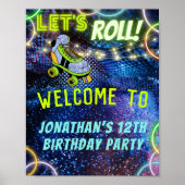 Goederenfeest op gloed Roller Poster (Voorkant)
