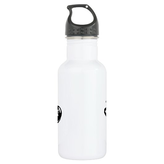 Goedgekeurd Chinees honingjaar 2018 Monogram water Waterfles (Achterkant)