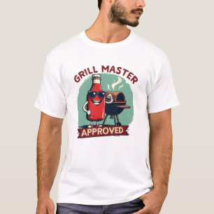 Goedgekeurd door de Grill Master T-shirt
