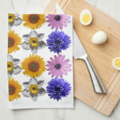 Goedgekeurd multicolorventilatorpatroon theedoek (Quarter Fold)