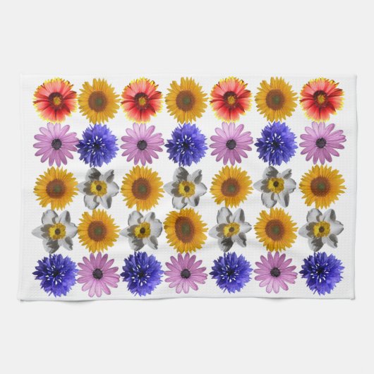 Goedgekeurd multicolorventilatorpatroon theedoek (Horizontaal)