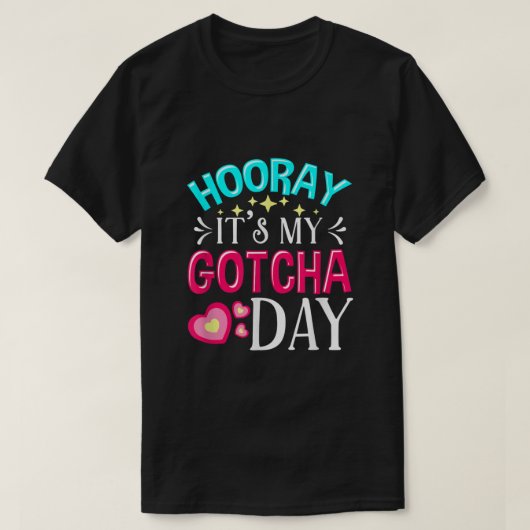Goedgekeurde adoptie van kinderen op mijn Gotcha D T-shirt (Design voorkant)