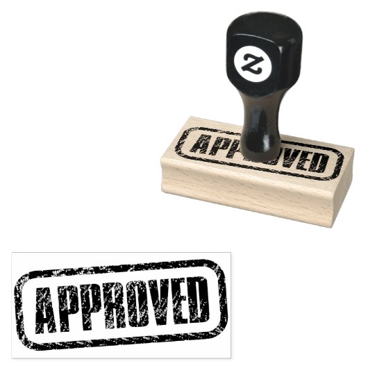 GOEDGEKEURDE Business Stamp Rubberstempel (Gestempeld)