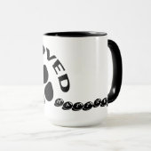 Goedgekeurde Chinese Dog Year 2018 op maat gesnede Mok (Voorkant rechts)