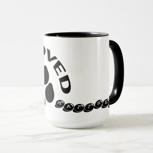 Goedgekeurde Chinese Dog Year 2018 op maat gesnede Mok (Voorkant rechts)