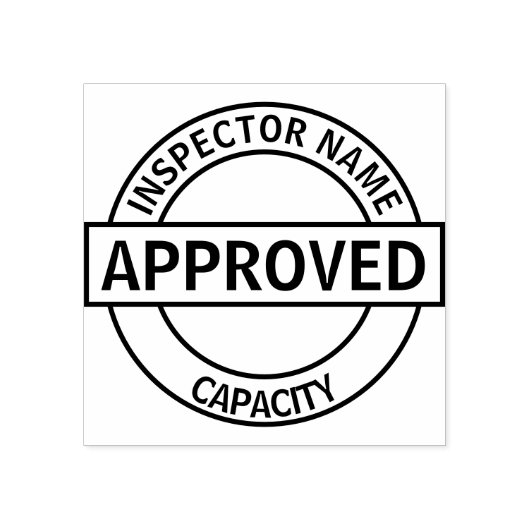 Goedgekeurde douane 	rubberstempel (Afrduk)