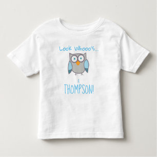 Goedgekeurde Owl Achternaam - Shirt van de Naam va